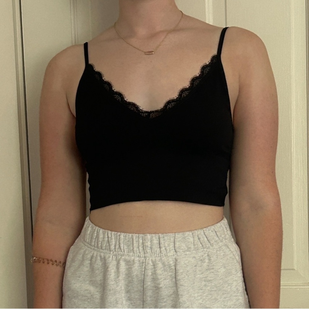 Black Crop Top